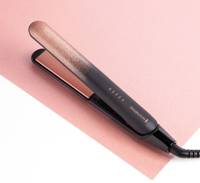 Випрямляч Remington Rose Shimmer, темп.режимів-5, 150-230С, кераміка, чорно-золотий