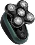 Бритва електр. для голови Remington роторна Ultimate Series RX7,  бритв.головок-5, Li-Ion, сух.+волог., тример, чорно-зелений