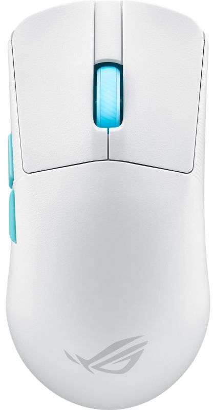 Мышь ASUS ROG Harpe Ace Aim Lab Edition, RGB, USB-A/WL/BT, белый
