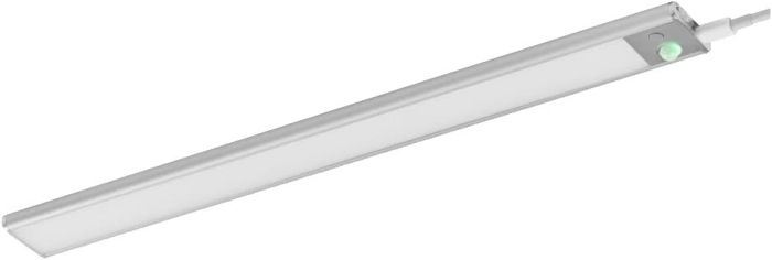 Светильник с аккумулятором LEDVANCE LINEAR FLAT 3.2Вт 3000/4000/6500К 200Лм 400мм 1500мА•час дымируется датчик движения USB-A > USB-С серый