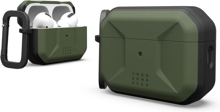 Чехол UAG для AirPods Pro (Gen 2, 2022), Civilian, Olive Drab