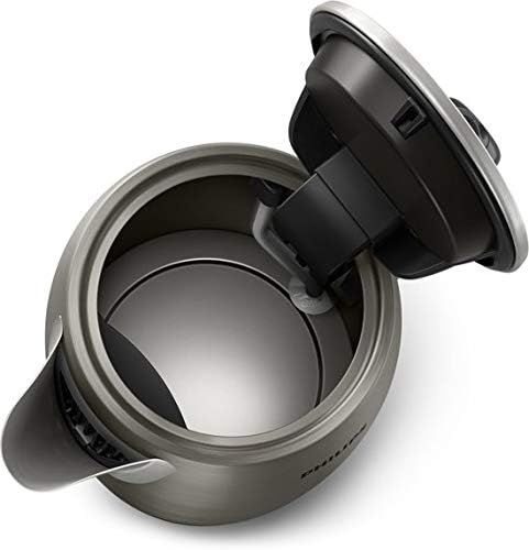 Електрочайник Philips Viva Collection 1.7л, Strix, метал, чорно-мідний