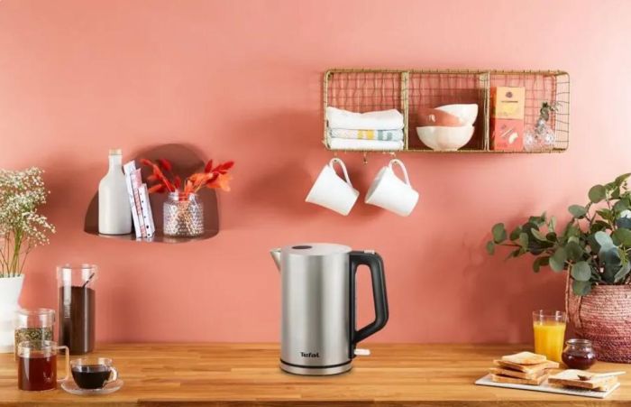 Электрочайник Tefal Bronx Electric 1.7л, нержав. сталь, серый
