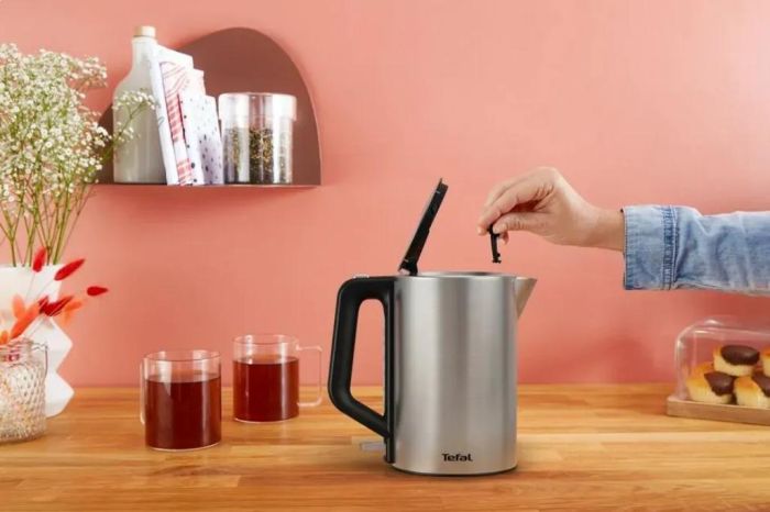 Электрочайник Tefal Bronx Electric 1.7л, нержав. сталь, серый