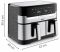 Мультипечь Tefal Dual EasyFry&Grill AirFryer, 2700Вт, чаша-5.2/3.1л, сенсорное управл., 2 чаши, гриль, пластик, серо-черный