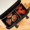 Мультипечь Tefal Dual EasyFry&Grill AirFryer, 2700Вт, чаша-5.2/3.1л, сенсорное управл., 2 чаши, гриль, пластик, серо-черный