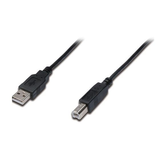 Кабель DIGITUS USB-A > USB-B синхронізації, 3м, чорний