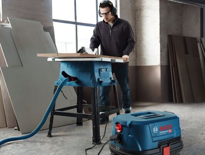 Пылесос профессиональный Bosch GAS 12-25 PL, 1350Вт, 200мБар, контейнер 25л, НЕРА Н13, 9кг