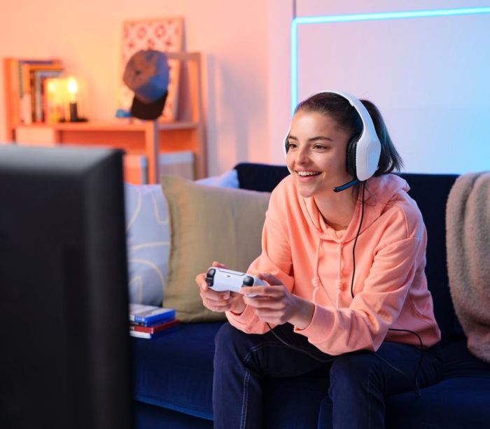 Гарнитура Trust GXT 415PS ZIROX For Playstation, 3.5мм, Белый