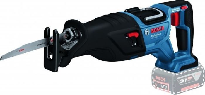 Пила сабельная аккумуляторная Bosch GSA 185-LI, 18 В, пропил 230мм, ход 28мм, 3.2кг без АКБ и ЗП
