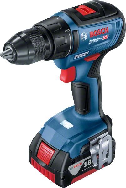 Шуруповерт-дрель аккумуляторный Bosch GSR 18 V-50, 18В 2x2Ач, 50Нм,20+1, 460/1800об/мин, 1кг