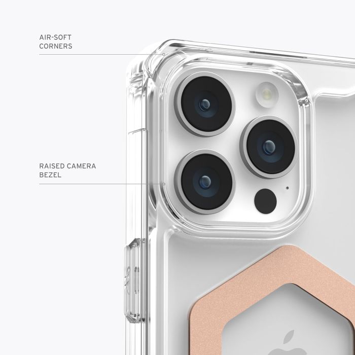 Чохол UAG для iPhone 15 Pro Max, Plyo Magsafe, Ice/Rose Gold