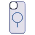Чохол 2Е Basic для iPhone 15 Plus, Soft Touch MagSafe Cover, синій світлий
