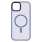 Чохол 2Е Basic для iPhone 15 Plus, Soft Touch MagSafe Cover, синій світлий