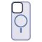 Чехол 2Е Basic для iPhone 15 Ultra, Soft Touch MagSafe Cover, синий светлый