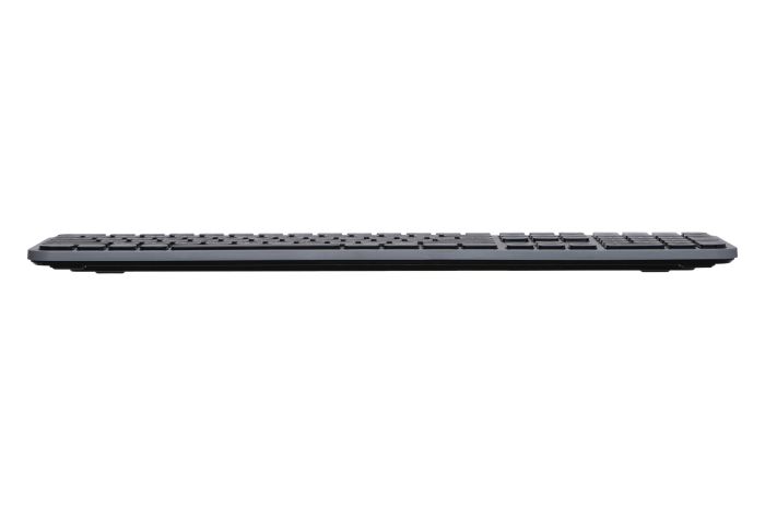 Клавиатура мембранная 2E KS240 110key, WL/BT, EN/UK, серо-чёрный