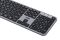 Клавиатура мембранная 2E KS240 110key, WL/BT, EN/UK, серо-чёрный