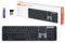 Клавиатура мембранная 2E KS240 110key, WL/BT, EN/UK, серо-чёрный