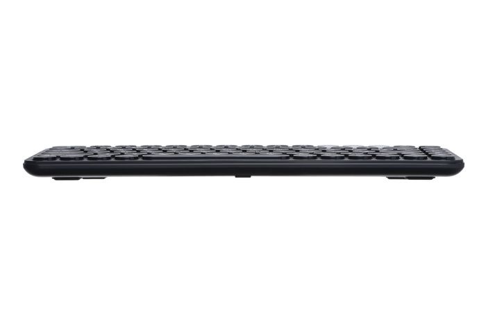 Клавиатура мембранная 2E KS250 84key, WL/BT, EN/UK, чёрно-серый