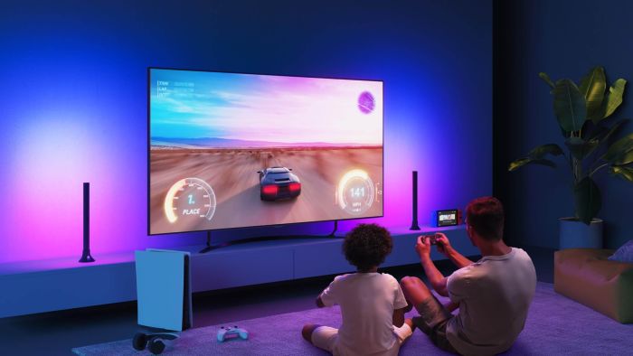 Набор подсветки Govee H6046 RGBIC WiFi + Bluetooth Flow Plus Light Bars, RGB, черный