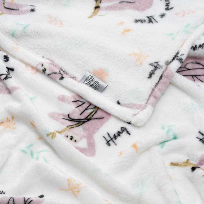 Плед Ardesto Flannel, 160х200см, 100% полиэстер, ленивци