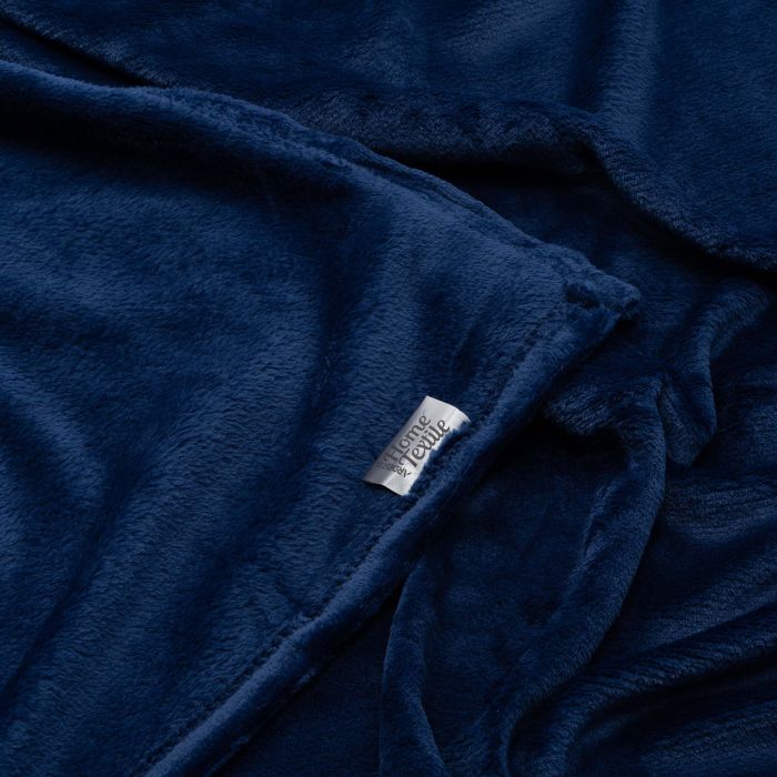 Плед Ardesto Flannel, 200x220см, 100% поліестер, синій