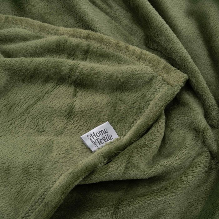 Плед Ardesto Flannel, 200x220см, 100% полиэстер, зеленый