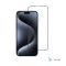 Захисне скло 2E для iPhone 15 Pro Max, 2.5D FCFG, (1 Pack), чорна рамка