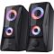 Акустична система Trust GXT 606 Javv 2.0, USB/AUX, RGB, чорний