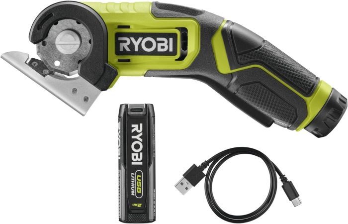 Різак акумуляторний Ryobi USB Lithium RCT4-120G 4В 2А·год рез 6.4мм 270об/хв 0.27кг