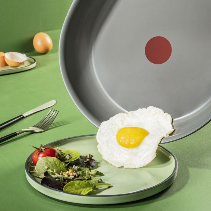Сковорода Tefal Renewal, 24см, алюминий, бакелит, серый