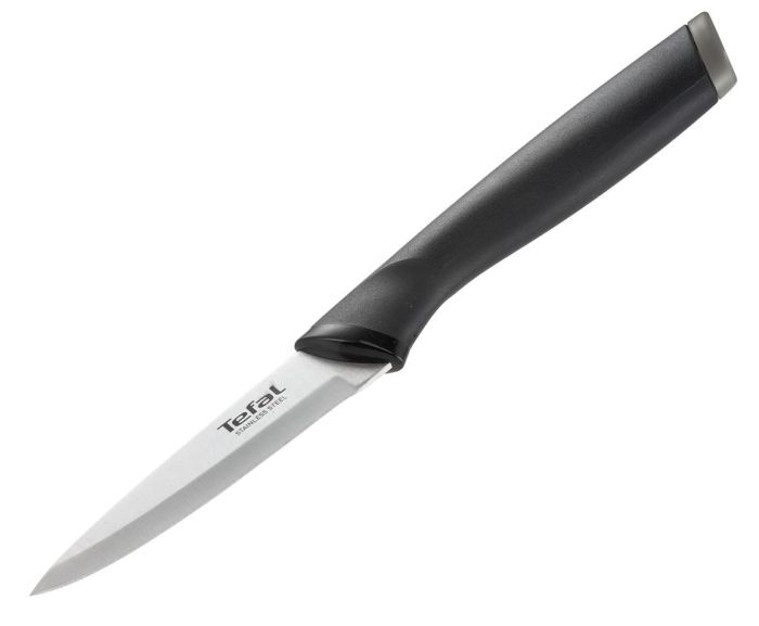 Набір ножів Tefal Comfort, з дерев’яною підставкою, 5шт. нержавіюча сталь, пластик, дерево, чорний