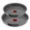 Набор посуды Tefal Ingenio Renew, съемная ручка, 3 предмета, алюминий, бакелит, серый