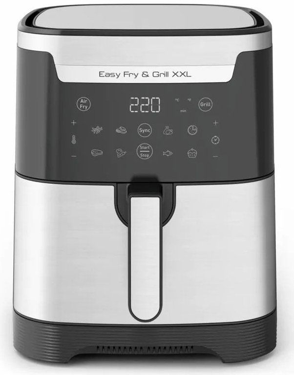 Мультипечь Tefal EasyFry&Grill XXL, 1830Вт, чаша-6.5л, сенсорное управл., 8 програм, пластик, серо-черный