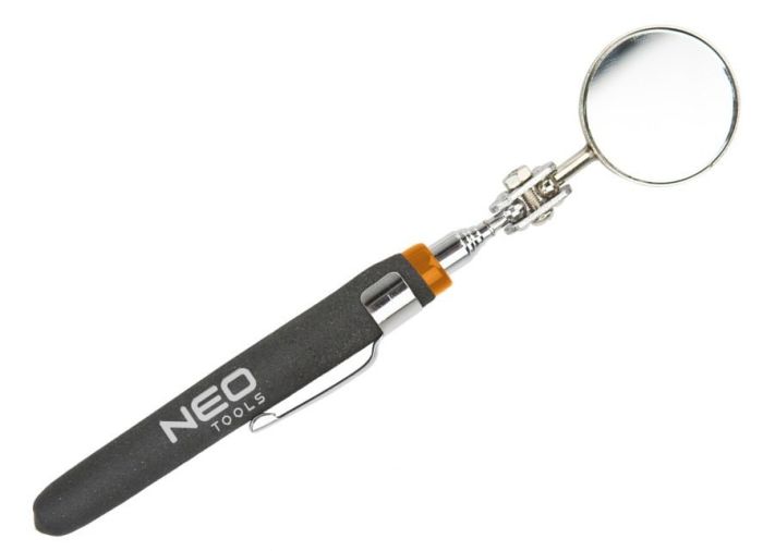 Зеркало инспекционное Neo Tools, 180-480мм, прорезиненный держатель