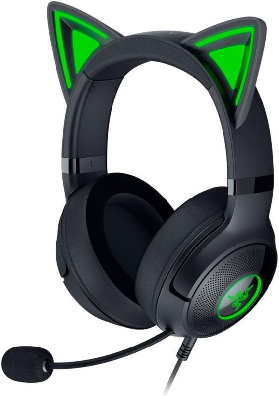 Гарнітура Razer Kraken Kitty V2, RGB, USB-A, чорний