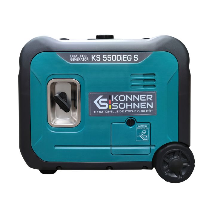 Генератор газобензиновий інверторний Konner&Sohnen KS 5500iEG S, 230В, 5.5кВт, електростартер, 52.5кг