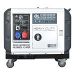 Генератор дизельний Konner&Sohnen KS 9300DE-1/3 ATSR,230/400В,6.5/6.0кВт,7.5/7.0кВт,1/3Фази, АВР(ATS), електростартер, 168кг