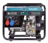 Генератор дизельний Konner&Sohnen KS 9100HDE-1/3 ATSR (EURO V), 230/400В, 6.5/6.0кВт, 7.5/7.0кВт, 1/3Фази, АВР(ATS), електростартер, 122кг