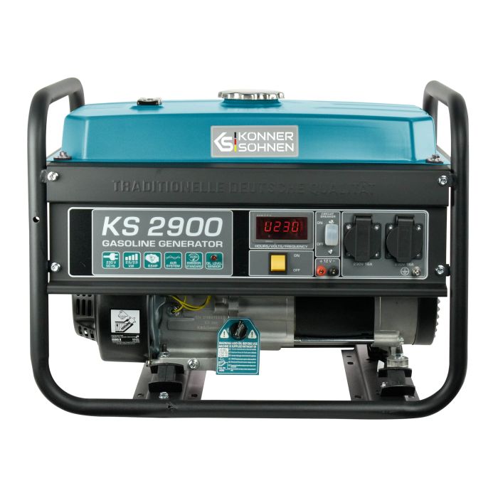 Генератор бензиновый Konner&Sohnen KS 2900, 230В, 2.9кВт, ручной запуск, 41.5кг