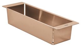 Коландер Grohe для кухонної мийки, матовий теплий захід сонця