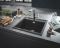 Мийка кухонна Grohe K700, граніт, прямокут., без крила, 560x510x200мм, чаша - 1, врізна, чорний граніт