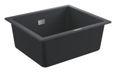 Мийка кухонна Grohe K700U, граніт, прямокут., без крила, 533x457x205мм, чаша - 1, врізна/під стільницю, чорний граніт