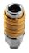 Муфта быстросъемная Neo Tools к компрессору, 1/4", 16бар, нержавеющая сталь, латунь