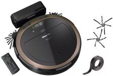 Робот-пилосос Miele контейнерний SPQL0 Scout RX3 Runner, 30Вт, h=8,5см, сухе прибирання, конт пил -0,4л, автон. робота до 170/237хв, AirClean Plus, Система Quattro Cleaning Power, 3D Smart Navigation, Додаток Miele Scout, бронза