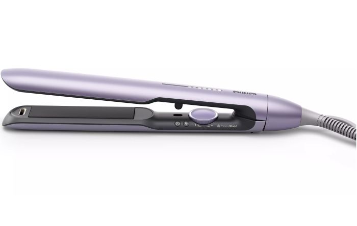 Випрямляч Philips 7000 Series, темп.режимів-12, 120-230С, пластини з аргановою олією, чохол, кераміка, фіолетовий