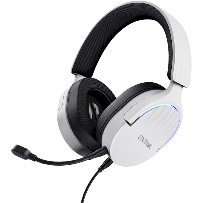 Гарнитура игровая Trust GXT 490 FAYZO, 7.1, USB-A, 2м, белый