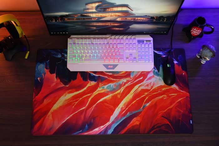 Игровая поверхность 2E GAMING PRO Speed D02, XL (800x450x3мм), многоцветный