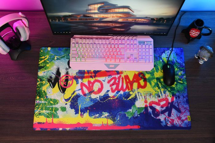 Ігрова поверхня 2E GAMING PRO Speed D08, XL (800x450x3мм), багатокольоровий