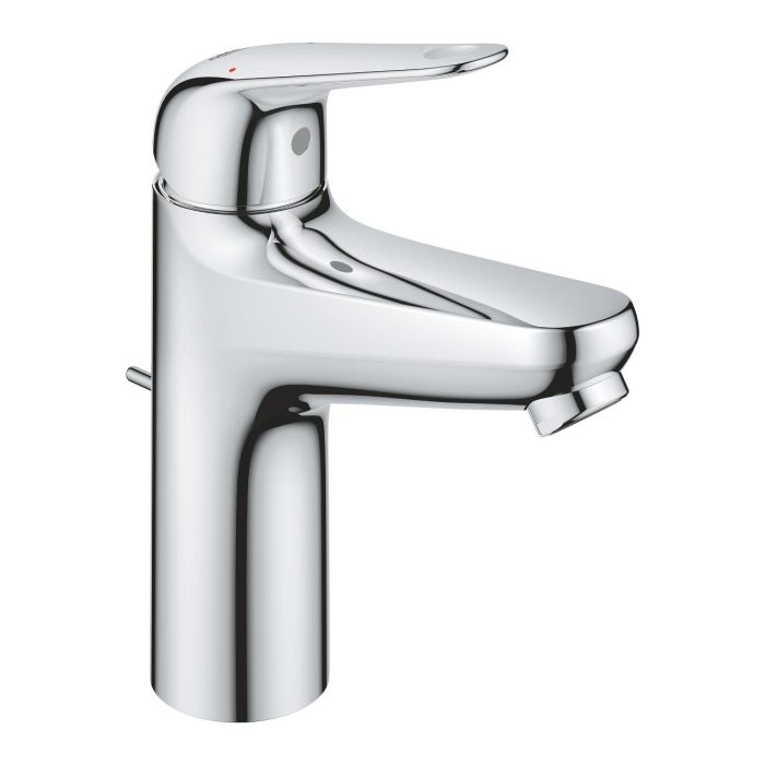 Смеситель для раковины Grohe QuickFix Swift M дл. излива - 116мм, неповоротный, 1 рычаг, хром